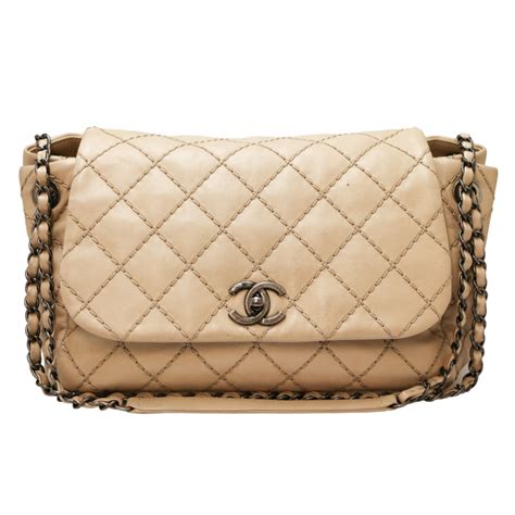 sac chanel beige occasion|sac chanel temps temps.